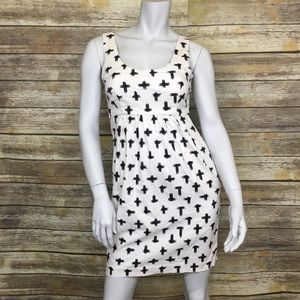 🍍Rachel Roy Cross Patterned Dress